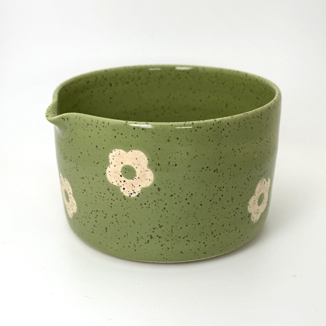 A Sage Green Chawan by Lila's Clayground