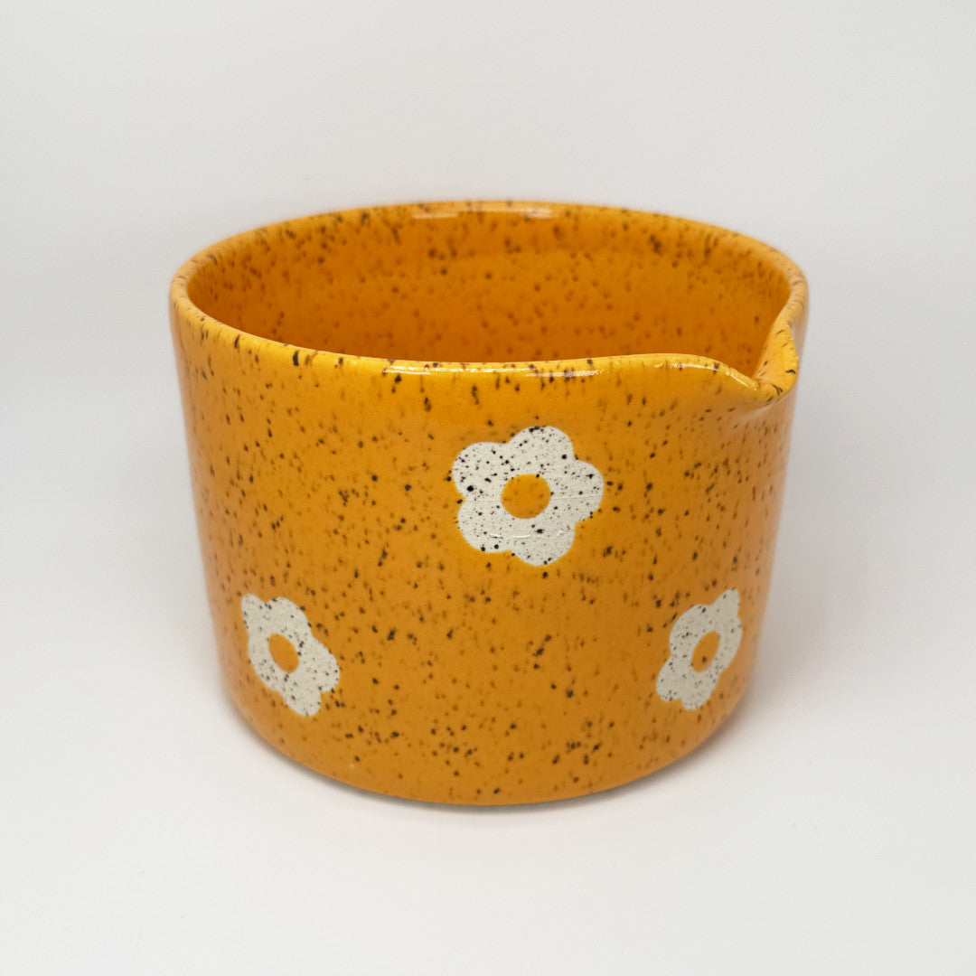 Orange Chawan - Lila's Clayground
