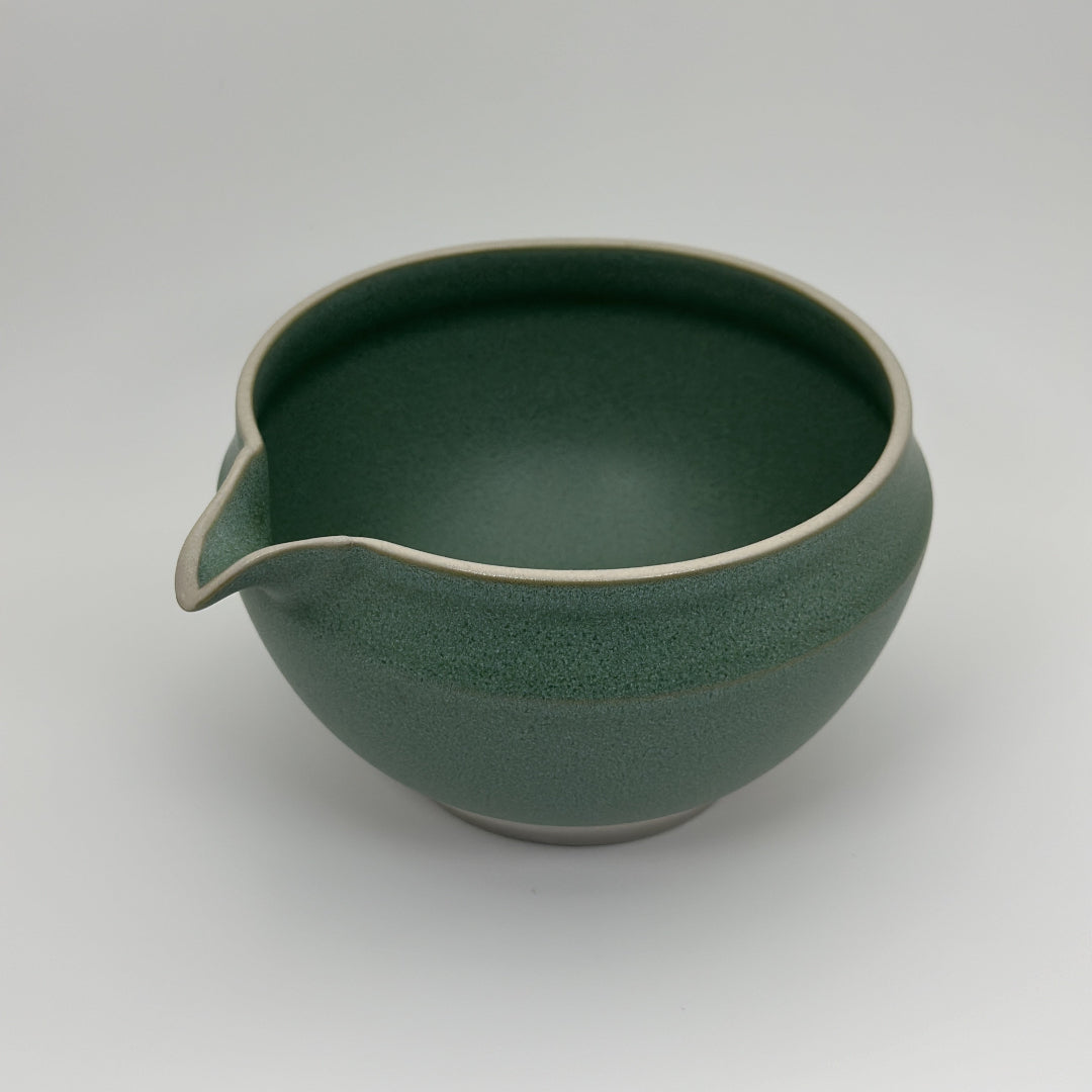 Origami Katakuchi Matcha Bowl Green