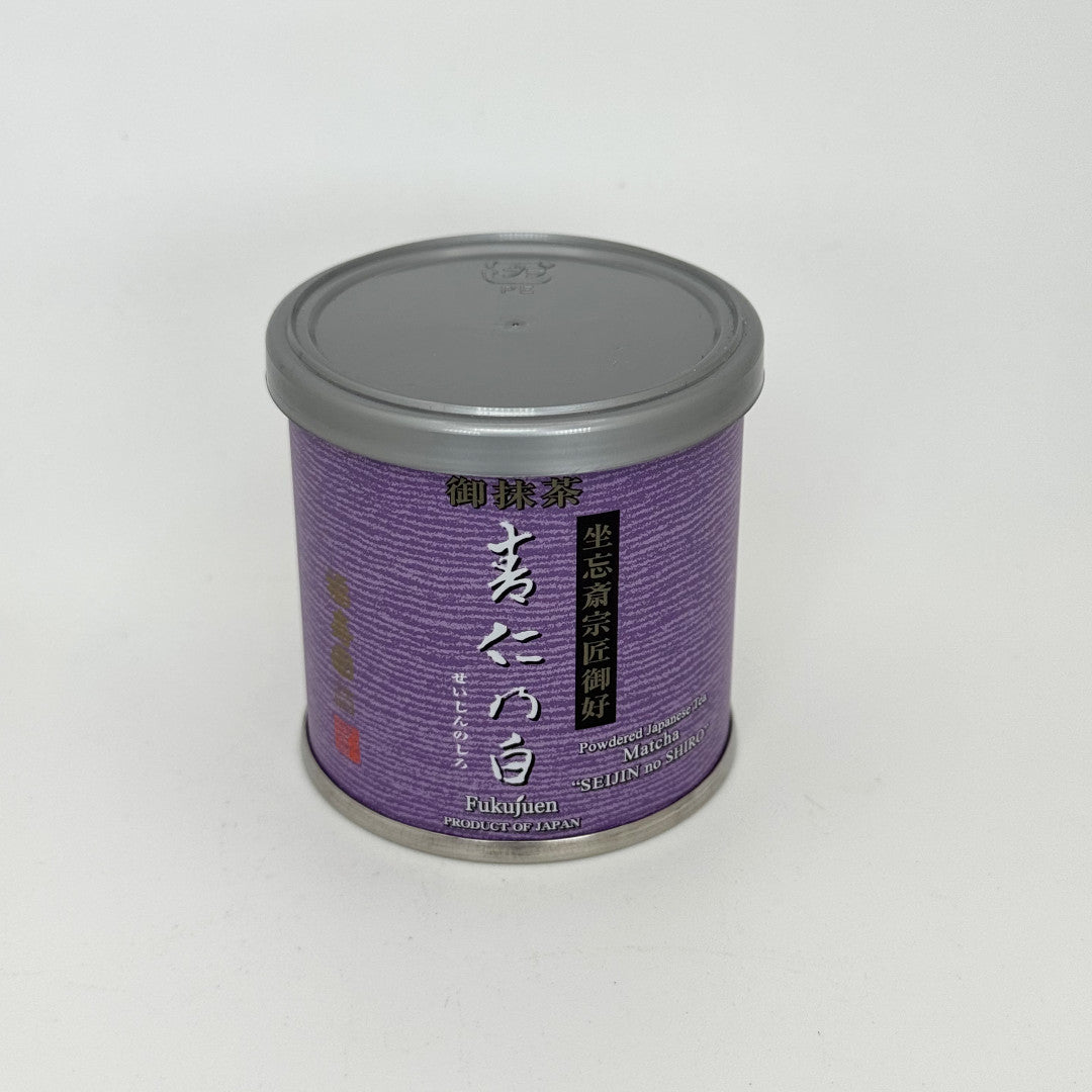 Seijin no Shiro Matcha - Fukujuen - 20 Gram Tin Can