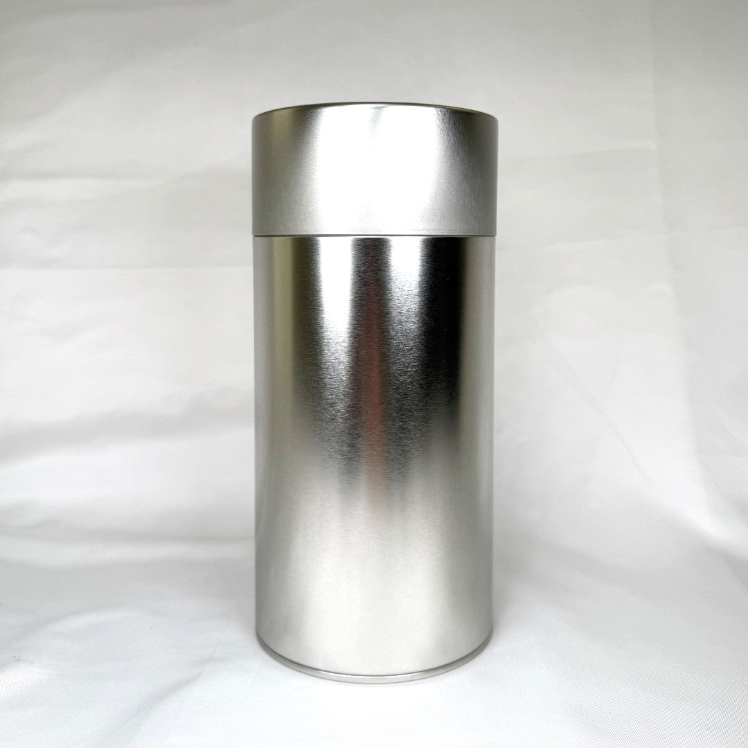 Silver Tin Canister Long - Kotodo - 500 Gram Tin Can