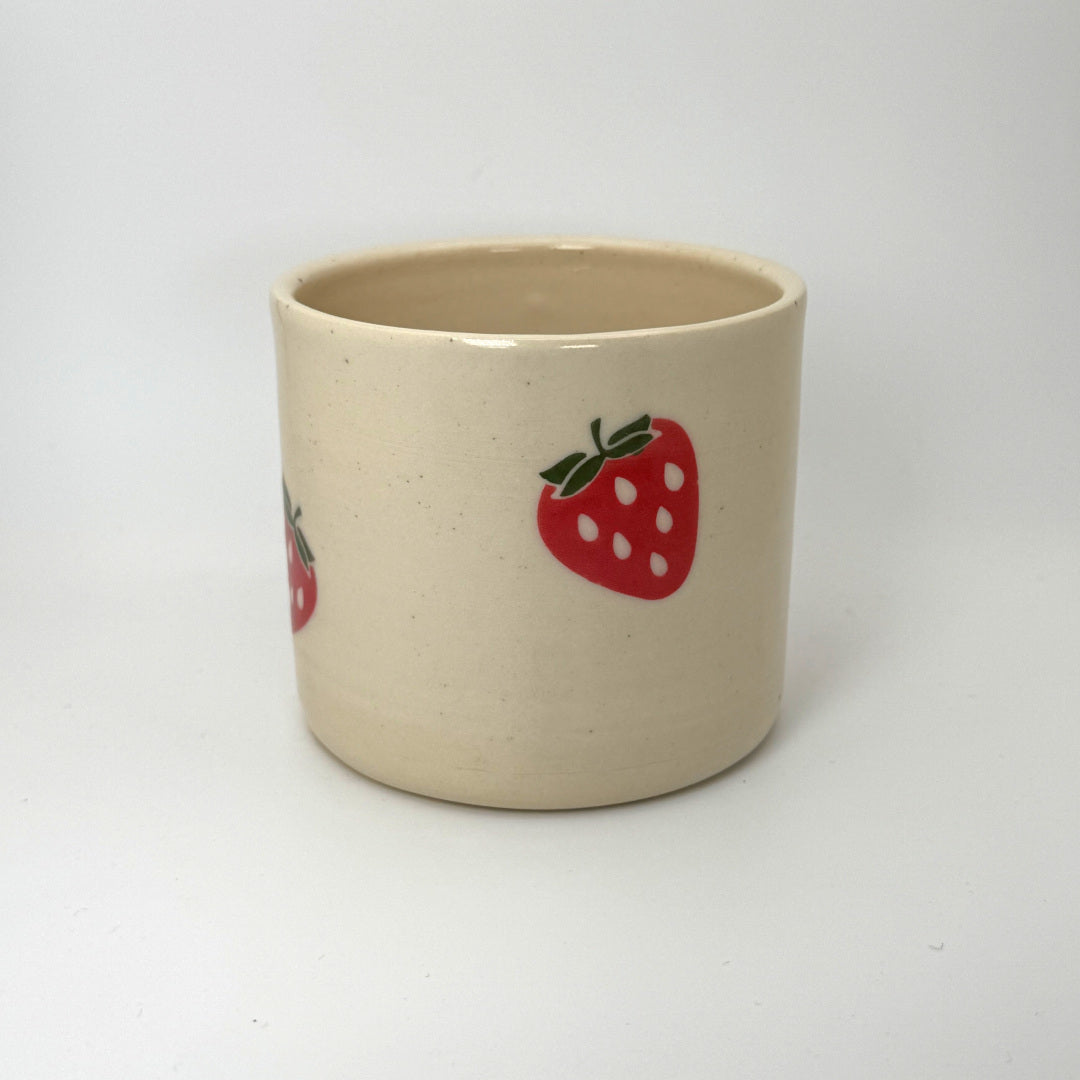 Strawberry Mug - Lila's Clayground