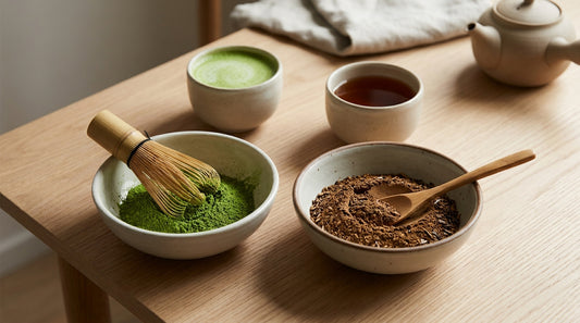 Japanese Green Tea Powder: Matcha, Hojicha, and What Each One Is For