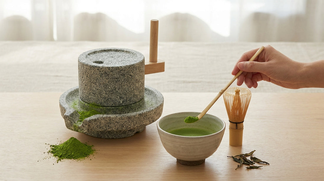 Stone Ground Green Tea Powder: Why the Milling Method Changes What You Buy