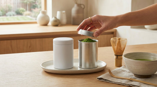 Matcha Tin Options for Private Label: White vs. Silver Pop-Top