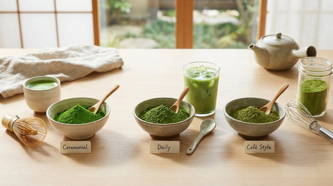 Types of Matcha: Ceremonial, Daily & Café Style