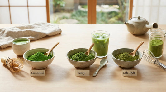Types of Matcha: Ceremonial, Daily & Café Style