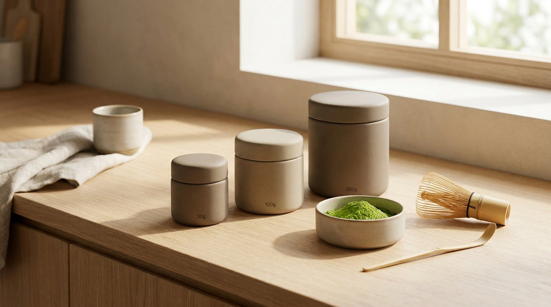 Matcha Powder Tin Sizes: Choosing Retail Packaging for Your Brand