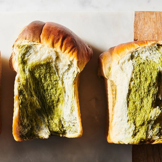 Fresh Matcha Swirl Milk Bread