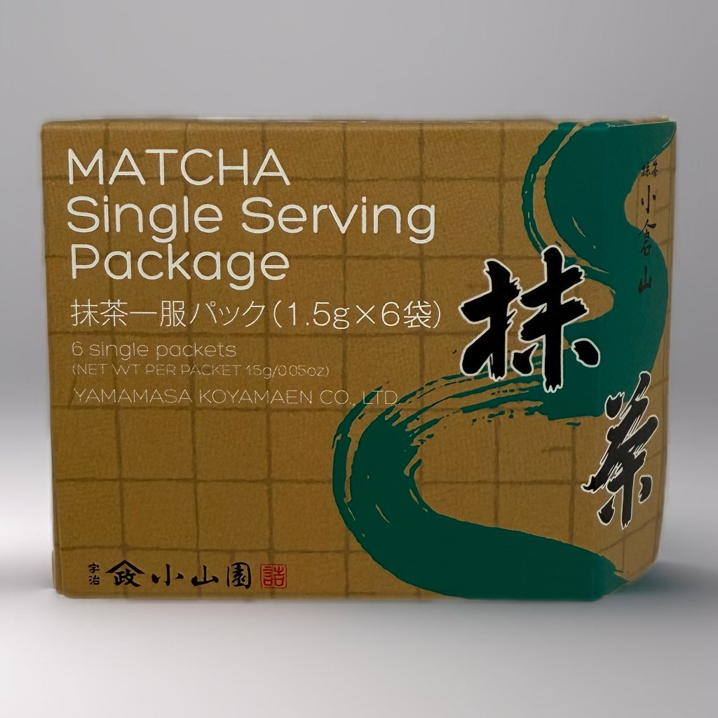 Ogurayama Single Serve Matcha - Yamamasa Koyamaen - 6 Pack of 1.5 Grams