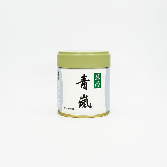 Aoarashi by Marukyu Koyamaen in a 40 Gram Tin
