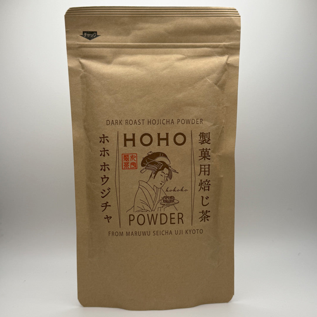 Hoho Powder Hojicha - Maruwu Seicha - 80 Gram Bag of Dark Roast Hojicha Powder