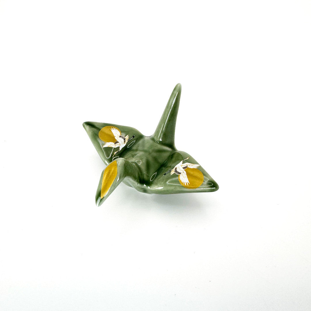 Matcha Scoop Rest - Green Moon Crane