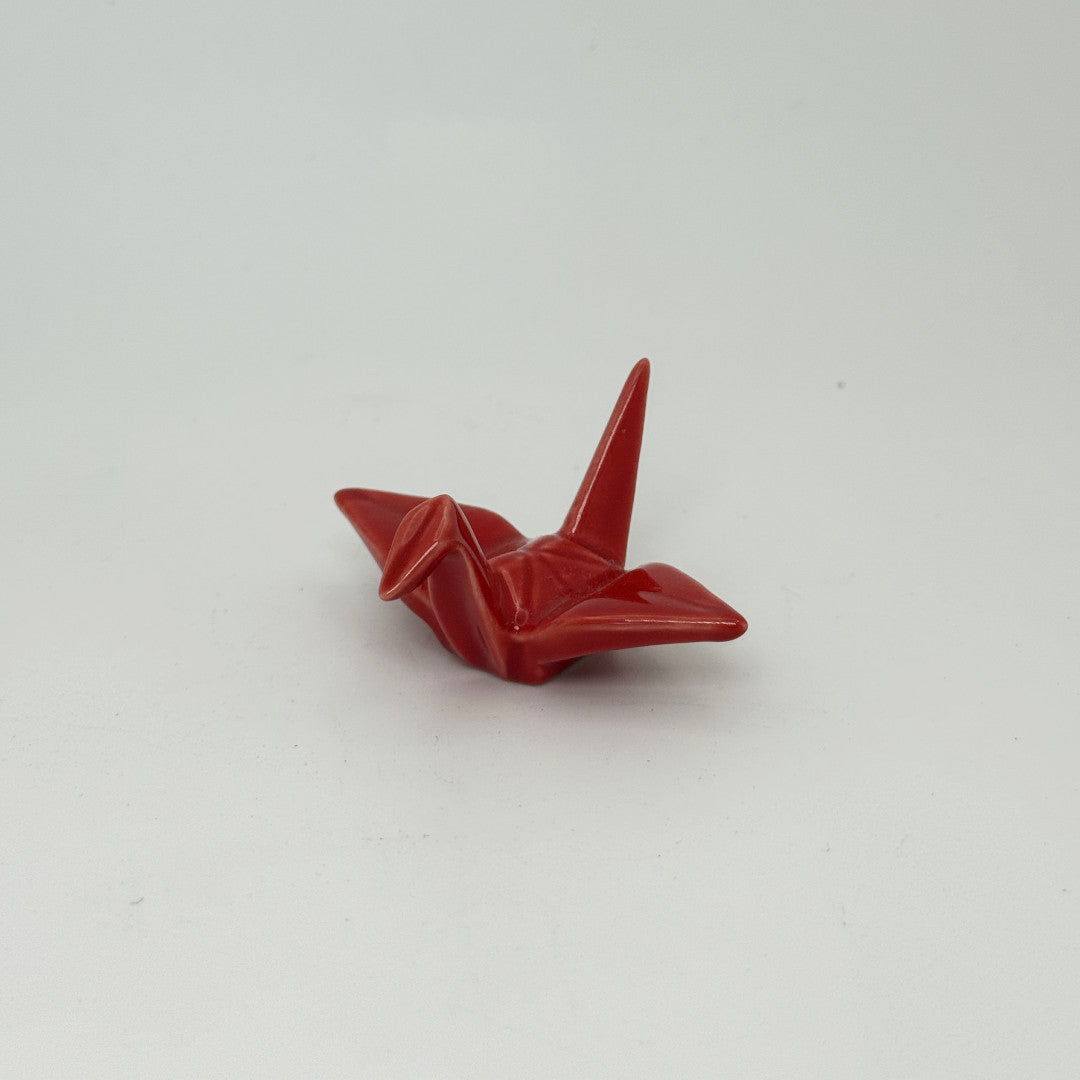 Matcha Scoop Rest - Red Crane