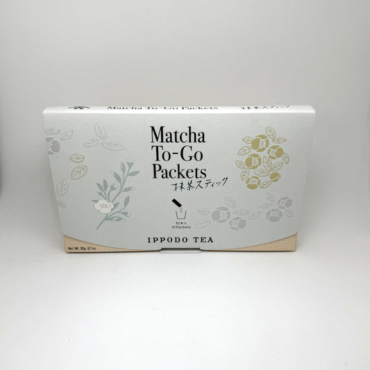 Matcha to Go Packets - Ippodo Tea - 10 2 Gram Packets in a Box
