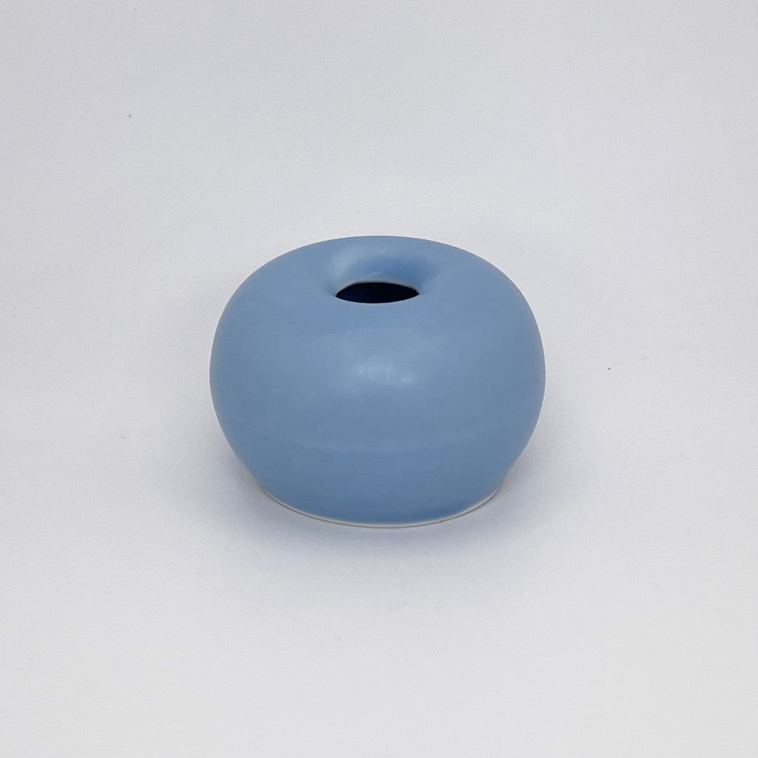 Matcha Whisk Stand - Origami - Side 1 - Matte Blue