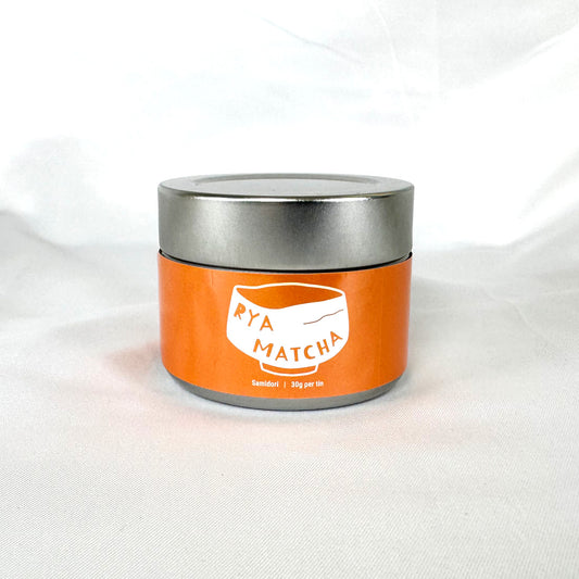 Rya Matcha Essential Starter Kit - Samidori Matcha 30 Gram Tin Can