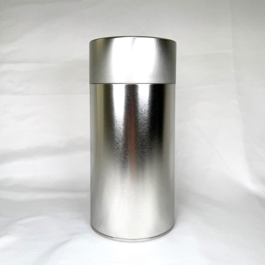 Silver Tin Canister Long - Kotodo - 500 Gram Tin Can