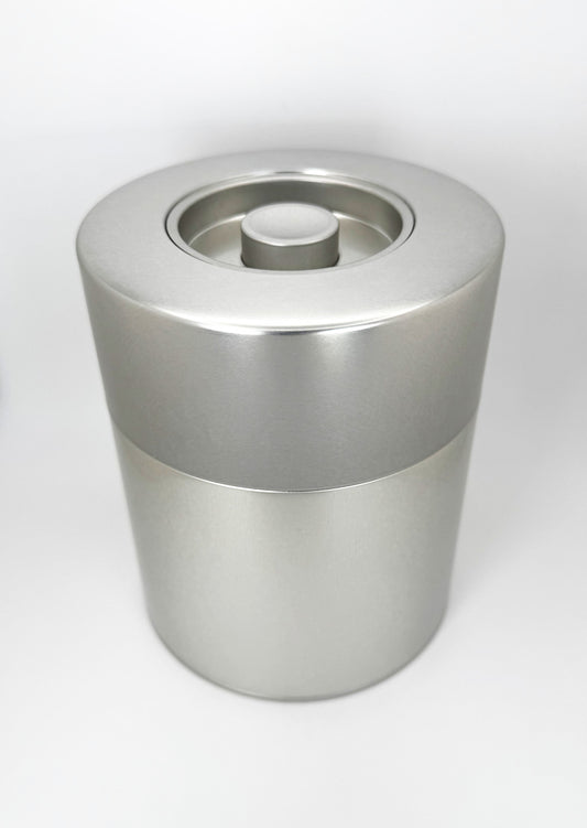 Kotodo Silver Tin Canister Wide - Kotodo - 560 Gram Tin Can